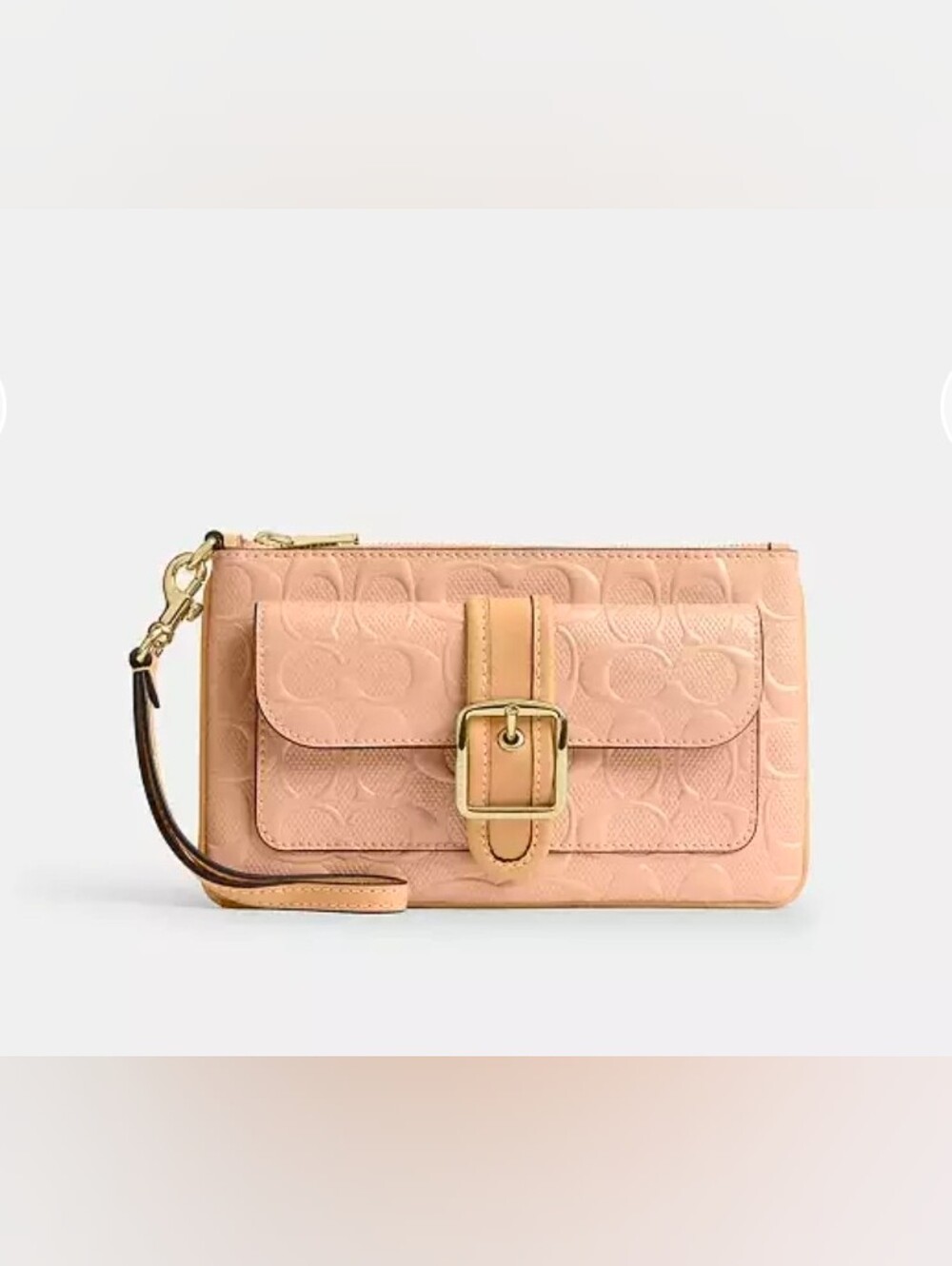 Coach Ashton Wrislet In Signature Leather